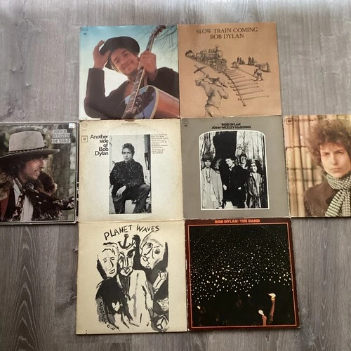 Bob Dylan Vinyl Lot Of 8 Blonde On Blonde Nashville Skyline Desire Another Side