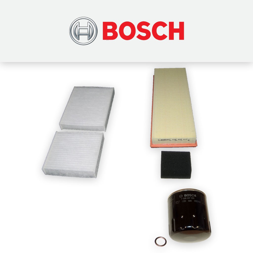 SERVICE KIT for DS DS3 1.2 THP 110 130 BOSCH OIL AIR CABIN FILTERS (2015-2019)