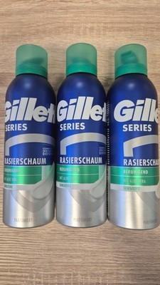 Gillette Series Rasierschaum Sensitive mit Aloe Vera 3x200ml