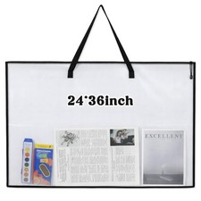 24 x 36 Inches Large Art Portfolio Bag, Portfolio Folder for Artwork with Zip...