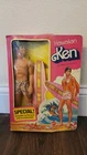NRFB VINTAGE 1978 Mattel Hawaiian Ken Doll 2960 Superstar Era Surfboard Complete