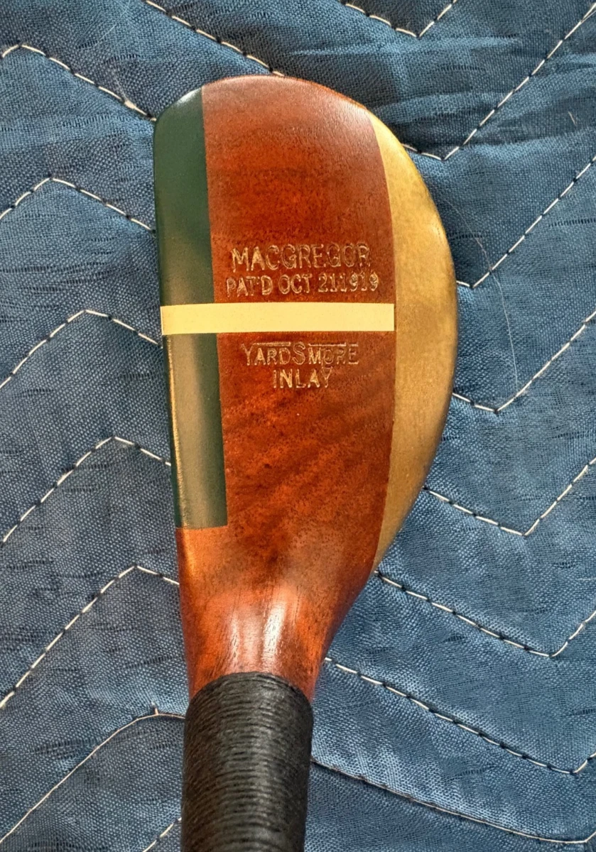 vintage très ancien club de golf Putter manche en bois