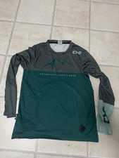 TSG Langarm Jersey Trikot Mountainbike DH MX Cross Grün Größe L
