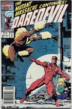 Daredevil #238 (1986) Mutant Massacre Pt 12 Sabretooth VF Marvel Comic Newsstand