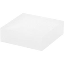 Plymor Frosted Acrylic Square Display Block, ...