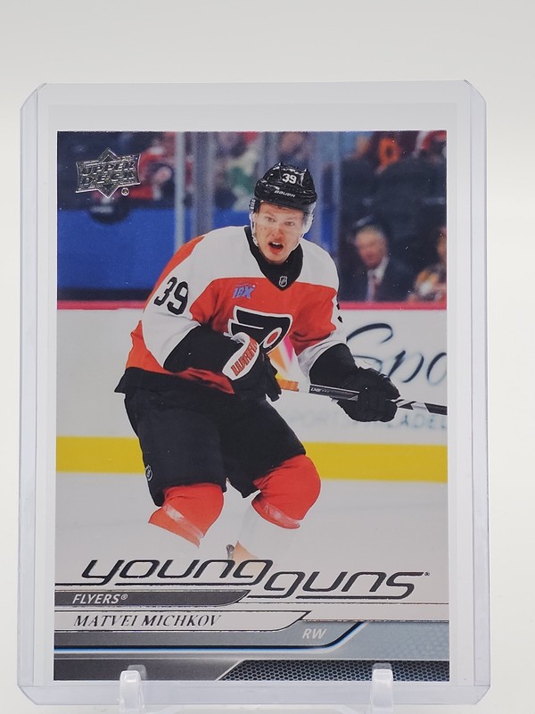 MATVEI MICHKOV 2024-25 UD SERIES 2 YOUNG GUNS ROOKIE #492 FLYERS A Q3286
