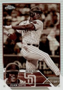 Juan Soto 2023 Topps Chrome - Sepia Refractors #100 - San Diego Padres