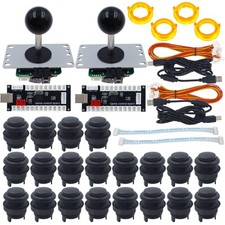 SJ@JX 2 Player Arcade Game DIY Kit USB Encoder Zero Delay Joystick Controller