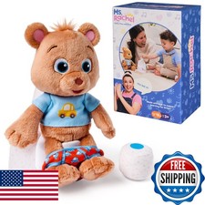 Ms. Rachel Potty Time with Bean 11" Plush Teddy Bear Play Toilet 18M-3