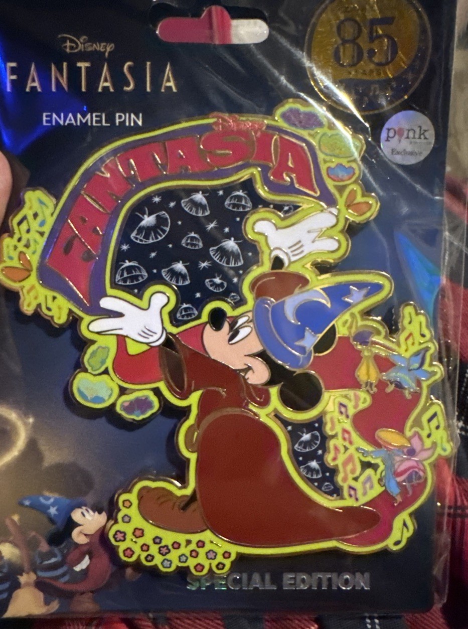 Disney PALM Sorcerer Mickey - Starry Spellbound - Fantasia - Jumbo LE 300 Pin