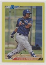 2020 Bowman Heritage Yellow Refractor 18/75 Wilfred Astudillo #92CP-WA 0m4q