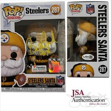 BILL COWHER SIGNED AUTOGRAPHED PITTSBURGH STEELERS SANTA FUNKO POP JSA COA