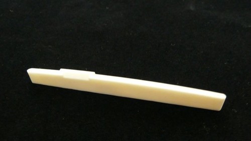 Acoustic Guitar Bone saddles Slotted 8 pieces -DJ12 - Picture 2 of 2