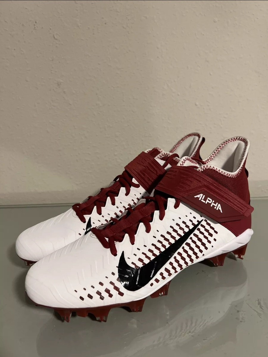 Nike Alpha Menace Pro 2 Alabama Crimson Tide Football Cleats Size