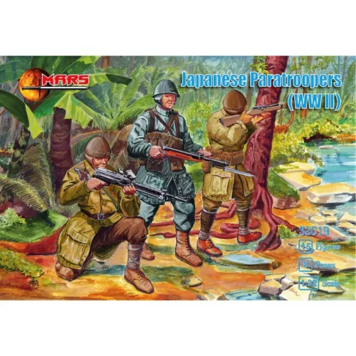 MARS 32019 WORLD WAR II IMPERIAL JAPANESE PARATROOPERS 15 FIGURES/8 POSES
