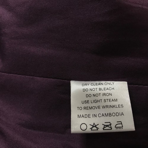 Azazie Baby gerafftes Chiffon wadenlang Brautjungfer formelles Kleid Größe 24 Pflaume Kleid - Bild 7 von 8