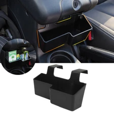 Front Center Armrest Storage Box Accessories For Jeep Wrangler JK 2011-18 Black