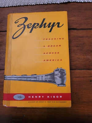 ZEPHYR Tracking a Dream Across America - Henry Kisor Rare 1st Ed 1994 EXCELLENT