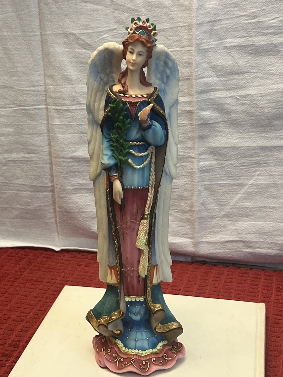 置物 angel Exhart Solar Hand Painted Little Girl Angel with LED Flower