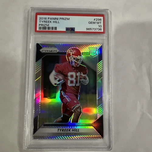 2016 Panini Prizm - Rookie Silver Prizm Tyreek Hill (RC) - football - psa 10