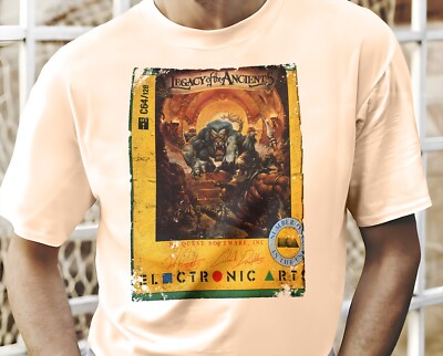 Legacy of the Ancients - 8 bit C64 Game Art T-Shirt 8 Colors Sizes S-5XL