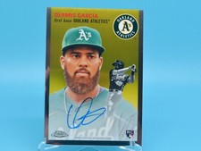 Dermis GARCIA 2023 Topps Chrome Platinum Anniversary Rookie On-Card AUTO