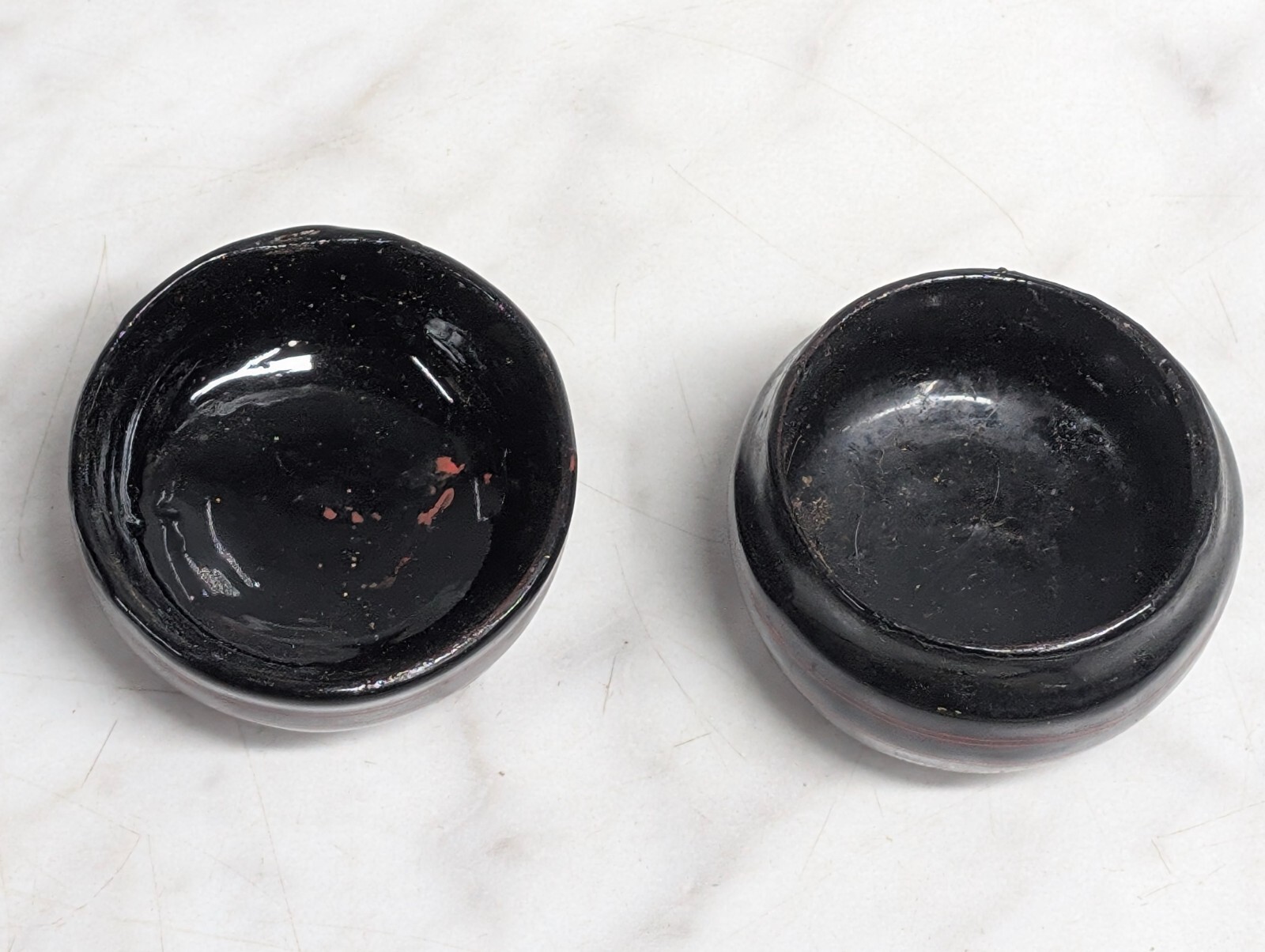 Vintage Burmese Lacquerware Trinket Box 2” Detailed Hand Painted