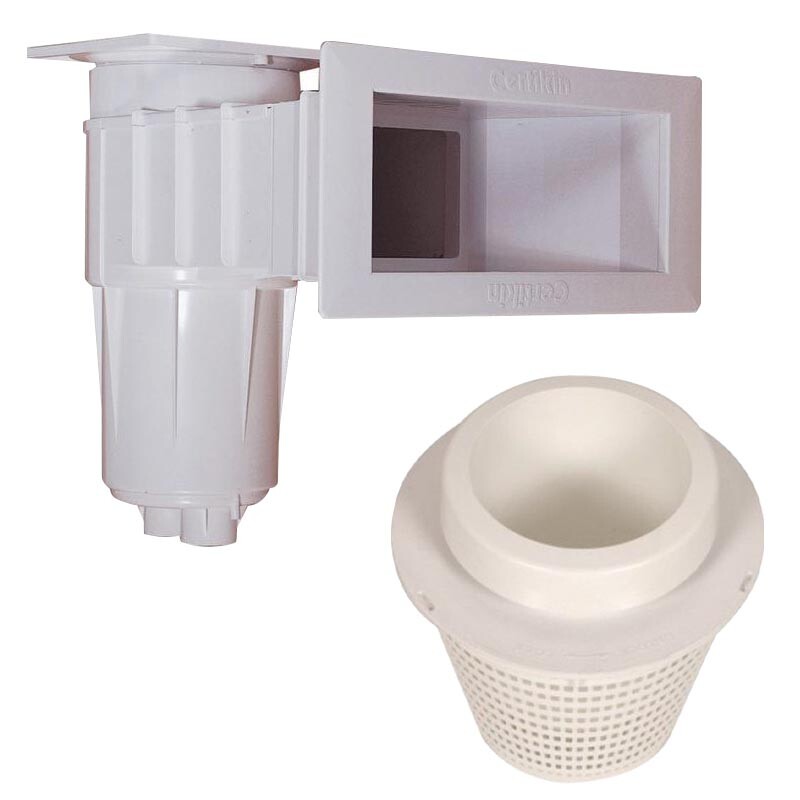 Skimmer a bocca svasata Certikin per piscina in cemento o liner
