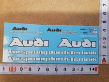 DECALS 1/43 VOLKSWAGEN VW LT35 " AUDI VORSPRUNG DURCH TECHNIK " -  MC43027 UV