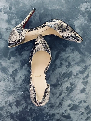 Christian Louboutin Escarpins Python So Kate - Photo 1/4