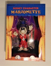 2 Disney Character Marionettes Stage Mickey Mouse  Donald Duck Helm Out of Box