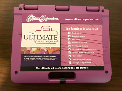 Crafters Companion The Ultimate w DVD & Manual - Ten Functions in one case!