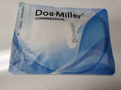 Doc Miller Open Toe Compression Sleeve 5-20 mmHg White size S