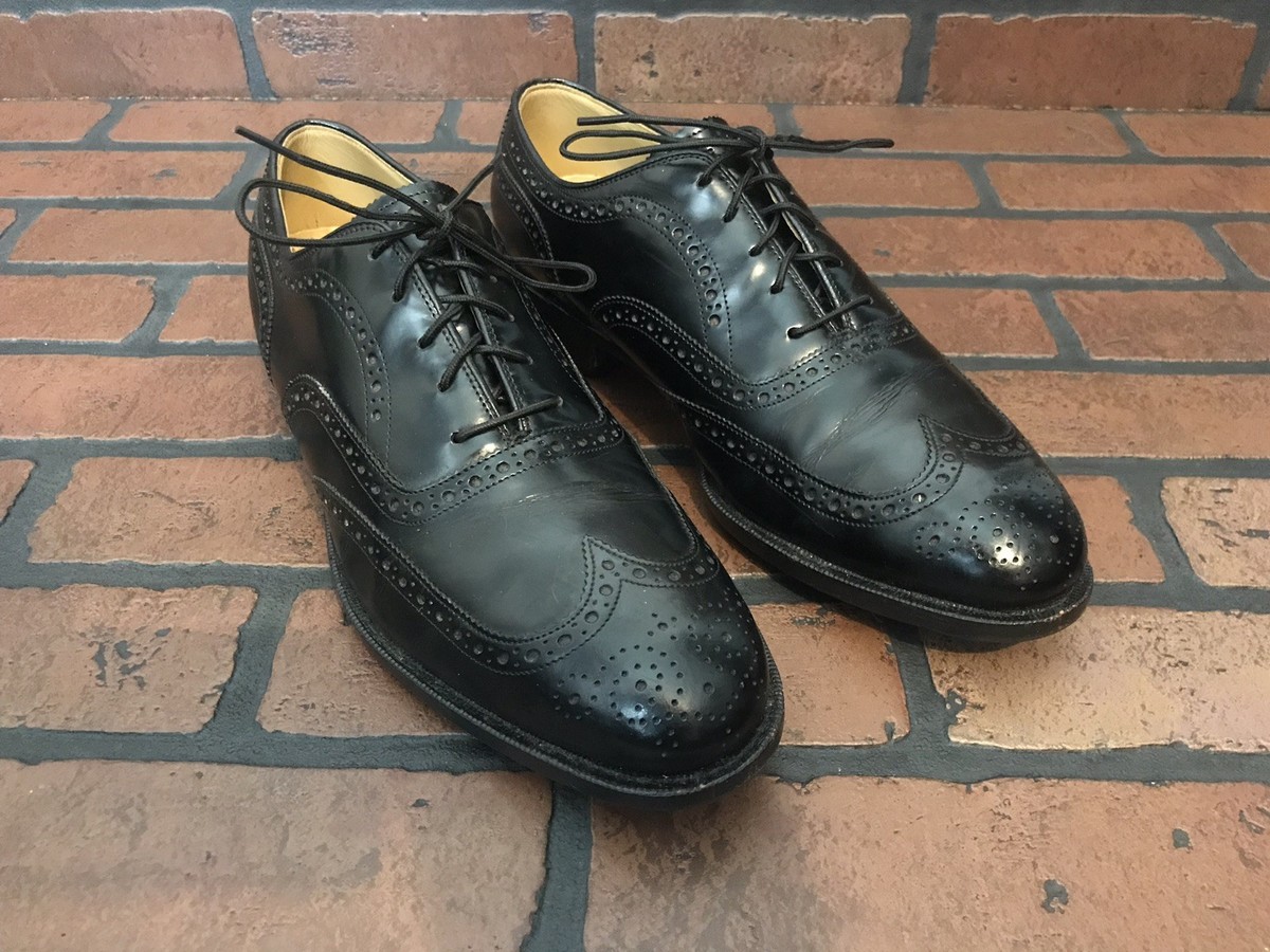 Johnston And Murphy Wingtip Oxfords Black Patent Leather  display picture 3