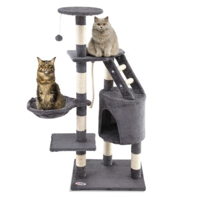 Cat Tree Scratching Post Climbing Activity Centre Sisal Bed Toys