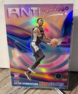 23-24 Panini Hoops Premium Stock Victor Wembanyama #108 SILVER Anti Gravity RC