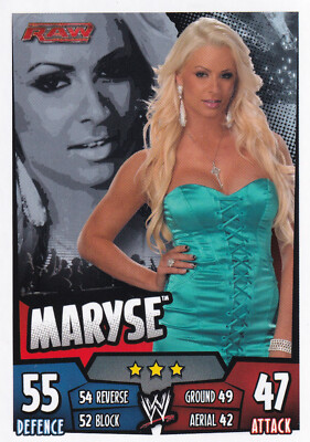 2011 Topps WWE Maryse Slam Attax Rumble Near Mint