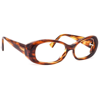 Jean Lafont Sunglasses Frame Only Bolero 067 Brown Havana Oval France 52 mm