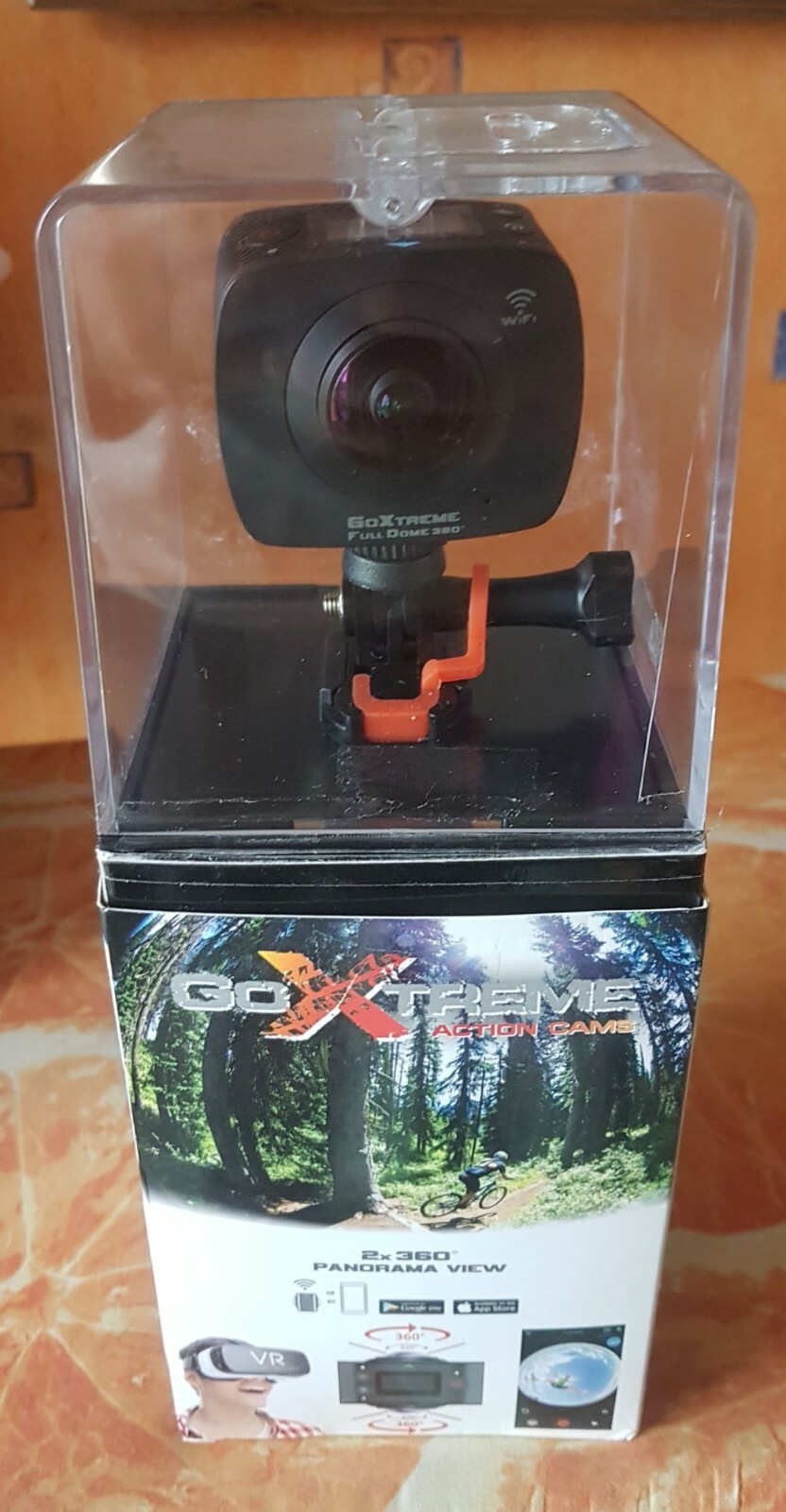 Caméra Full Dome 360° GoXtreme résout le manque de recul avec sa vidéo HQD 32 Go
