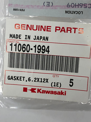 NOS GENUINE OEM Kawasaki UTV ATV Motorcycle 6.2x12x0.3 Gasket P/N