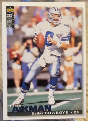 1995 Upper Deck Collector's Choice Troy Aikman #66 Dallas Cowboys