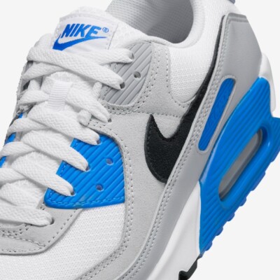 Nike Air Max 90 New Platinum Blue Sneakers Size 9 US FN6958-102 | eBay