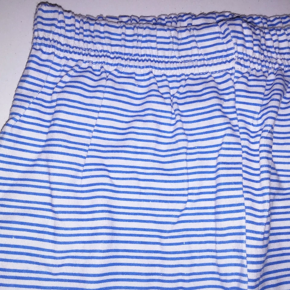 Pantalones Meca Bebé 3-6 Meses Azul Blanco Rayas Foto 4 de 4