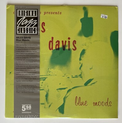 Miles Davis Blue Moods Mingus Original OJC Lp OBI Debut 120 Sealed New
