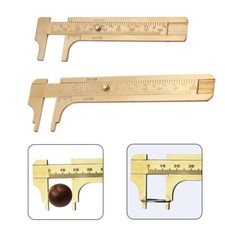 New 80/100mm Vernier Caliper Copper Alloy Mini Brass Sliding Pocket Caliper