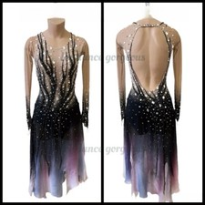 2025 New ice figure skating dress performance dress gymnastics dress ladies