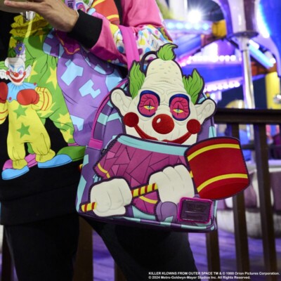 Loungefly Killer Klowns from Outer Space Jumbo‎ Cosplay Glow Mini Backpack Killer Klowns From Outer Space Jumbo Cosplay Mini-Backpack  main image 3