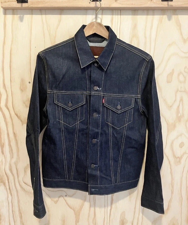 Levi s Rigid Classic Trucker Denim Jean Jacket Men s Medium Nwot