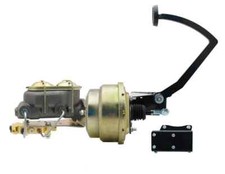 1947 1954 Chevy Truck Frame Mount Pedal Power Brake Booster Assembly Disc Drum