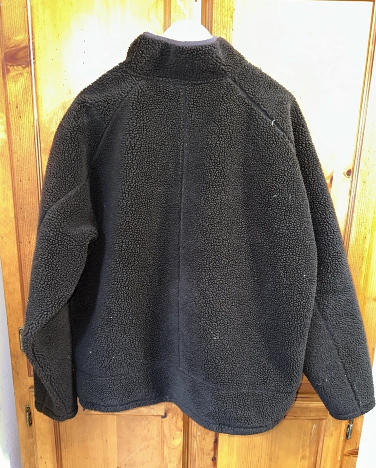 Vintage Cabela’s XL Men’s Full Zip Fleece Polartec Jacket Coat Pile Dark Brown - Image 3 of 4
